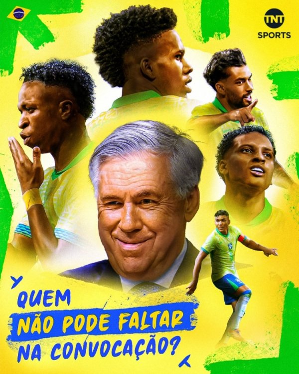 会有谁？TNT：安切洛蒂将在今日公布巴西队新一期名单